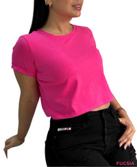 Camiseta corta para dama