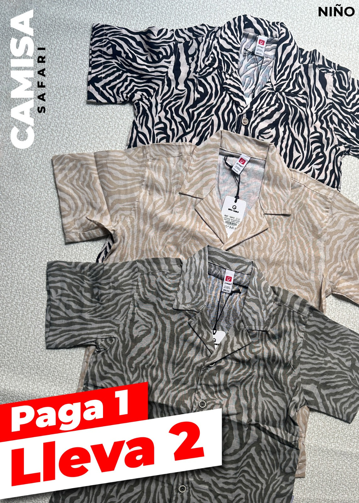 Camisa SAFARI niño