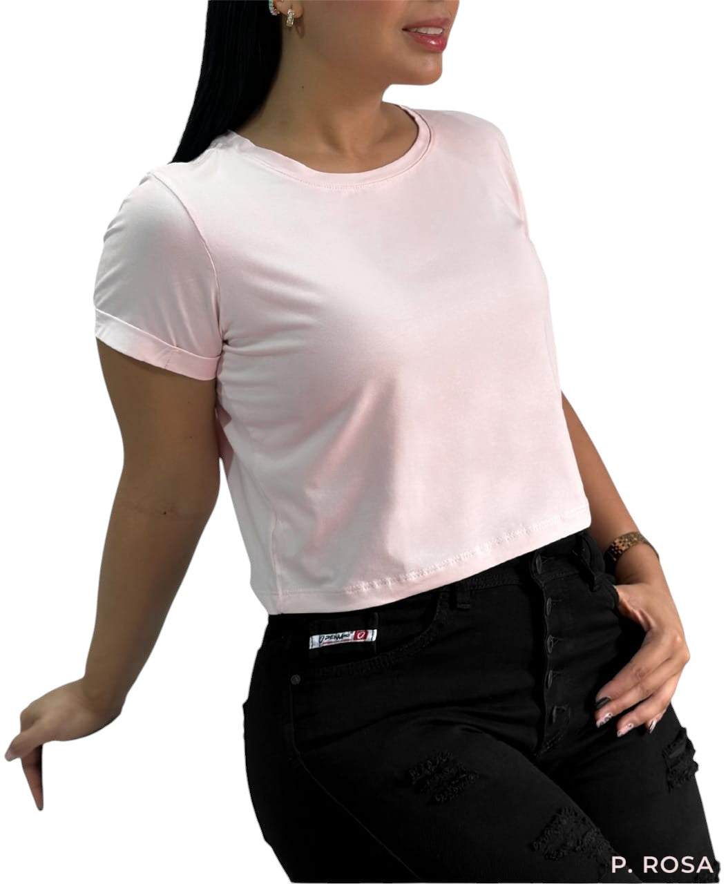 Camiseta corta para dama