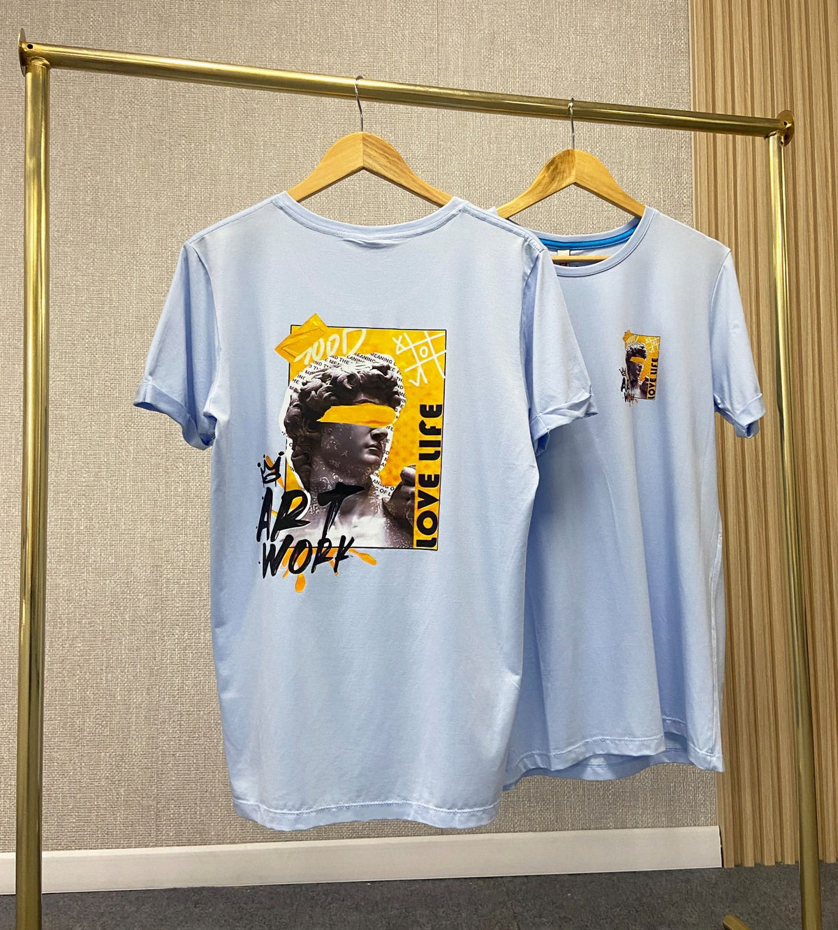 Camiseta estampada hombre