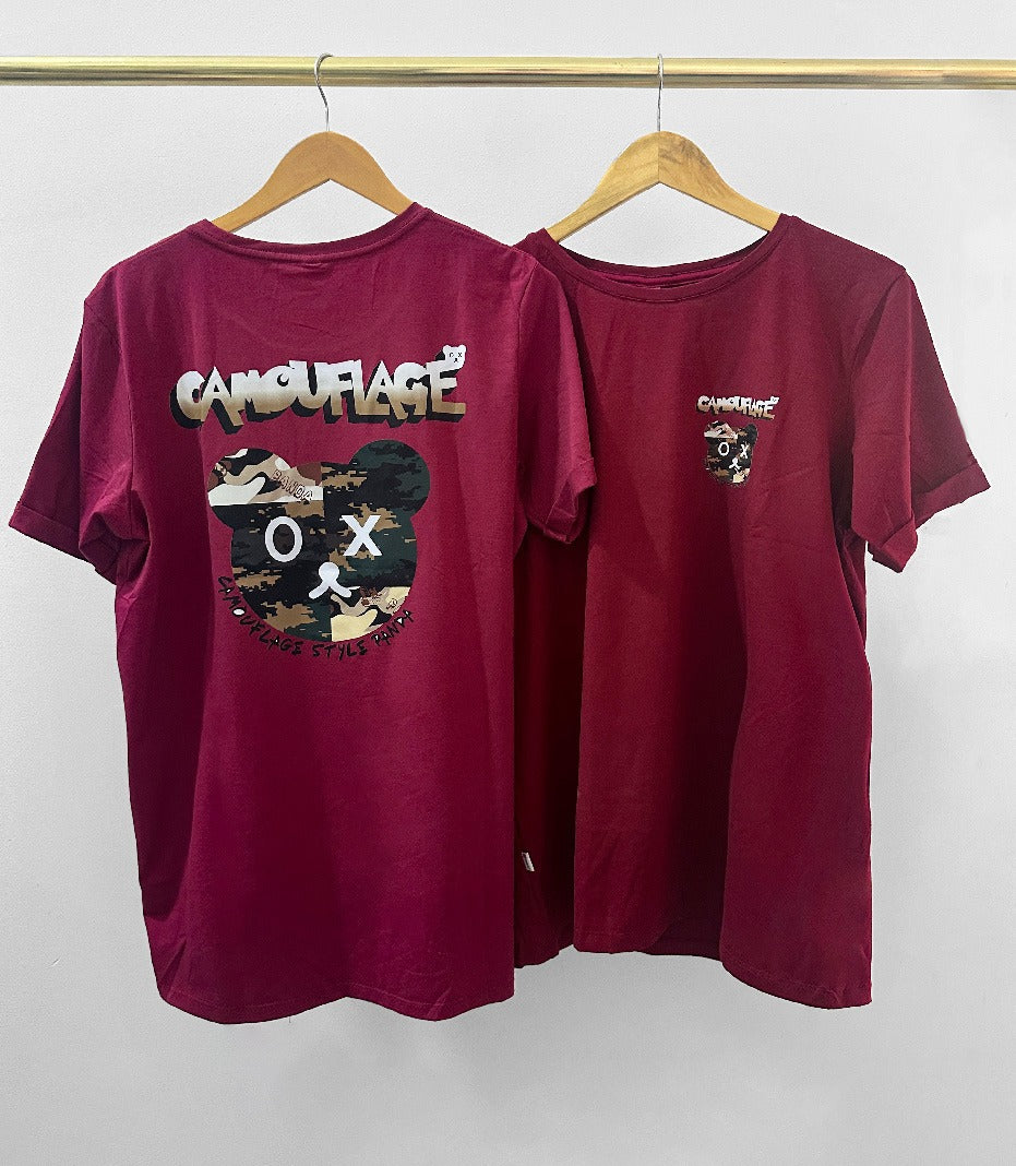 Camiseta estampada hombre