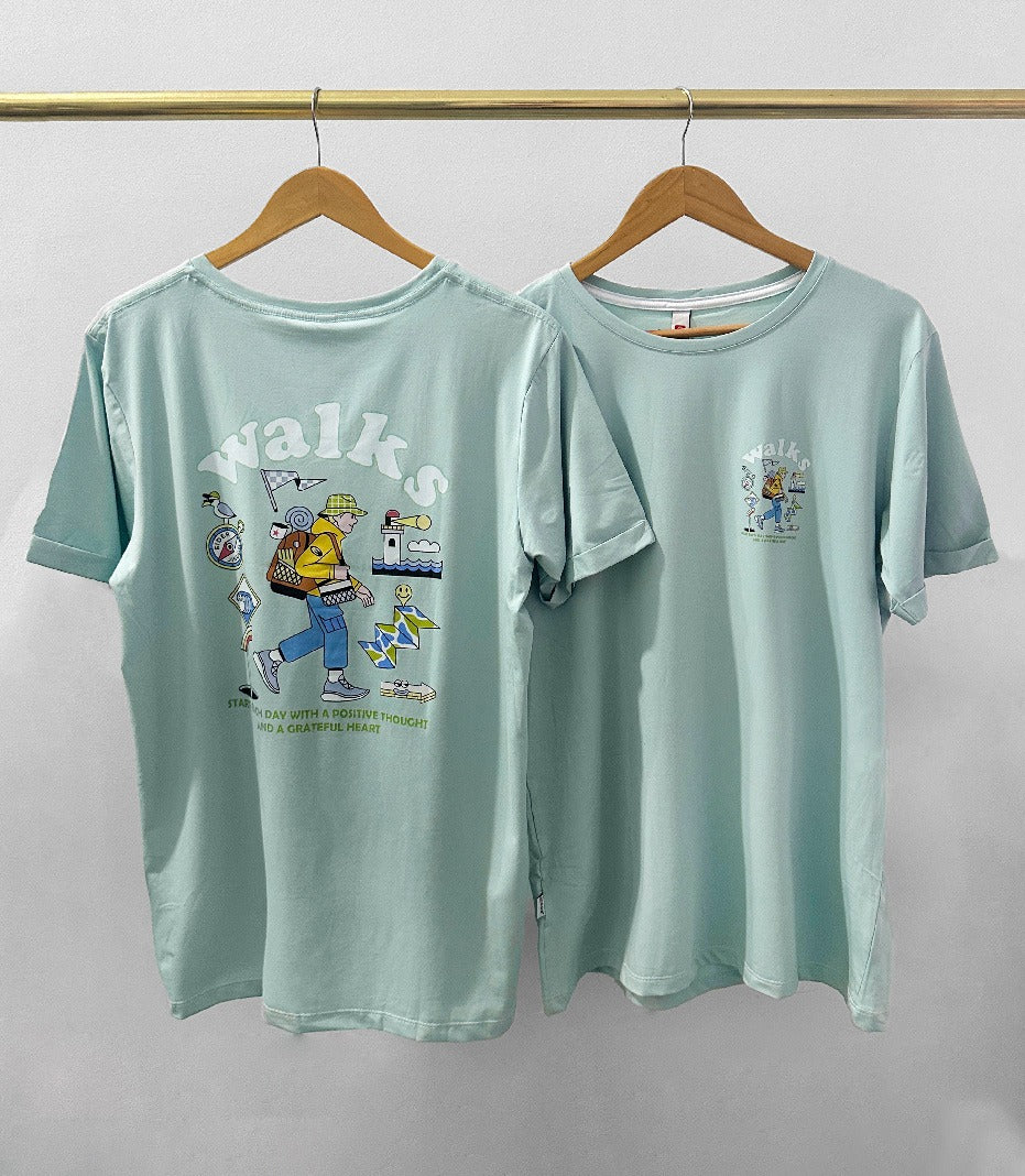 Camiseta estampada hombre