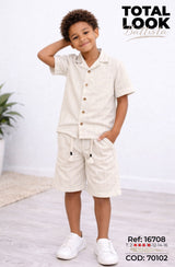 total look battista natural niño
