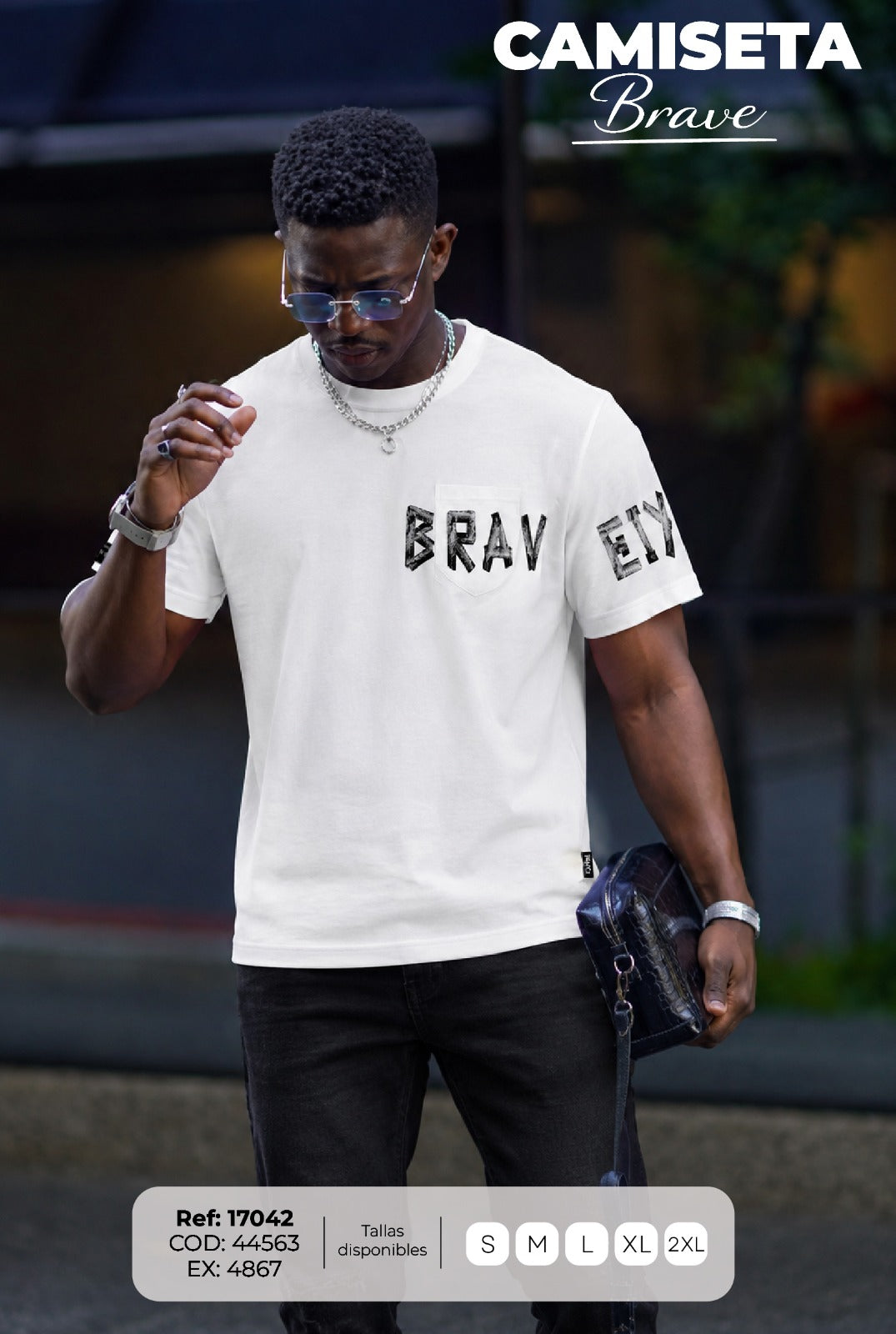 camiseta brave hombre