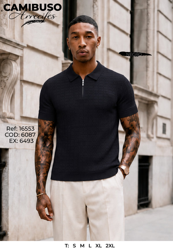 camibuso arrecifes negro hombre