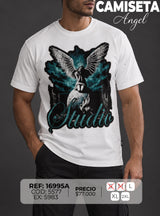 camiseta angel hombre