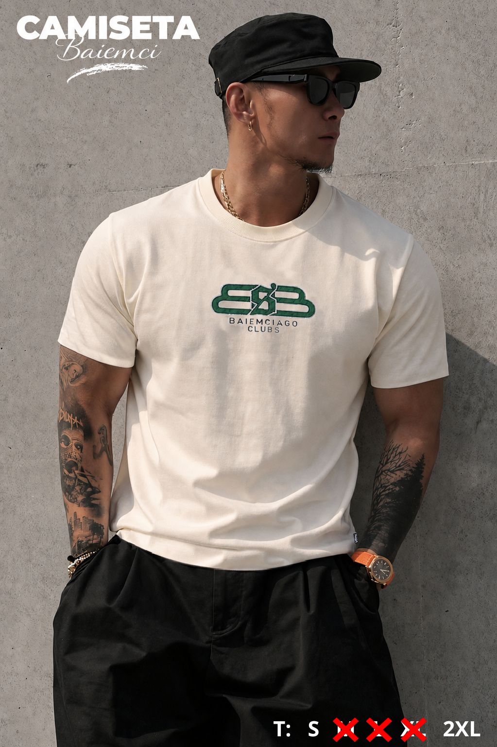 camiseta baiemci hombre