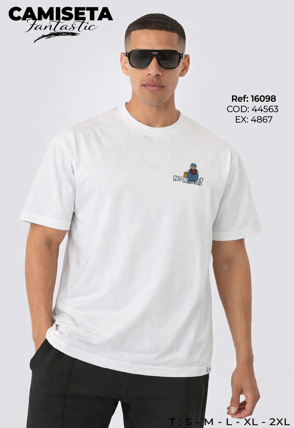 camiseta fantastic hombre
