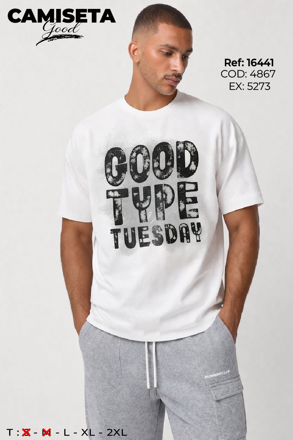 camiseta good hombre