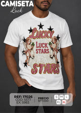 Camiseta luck hombre