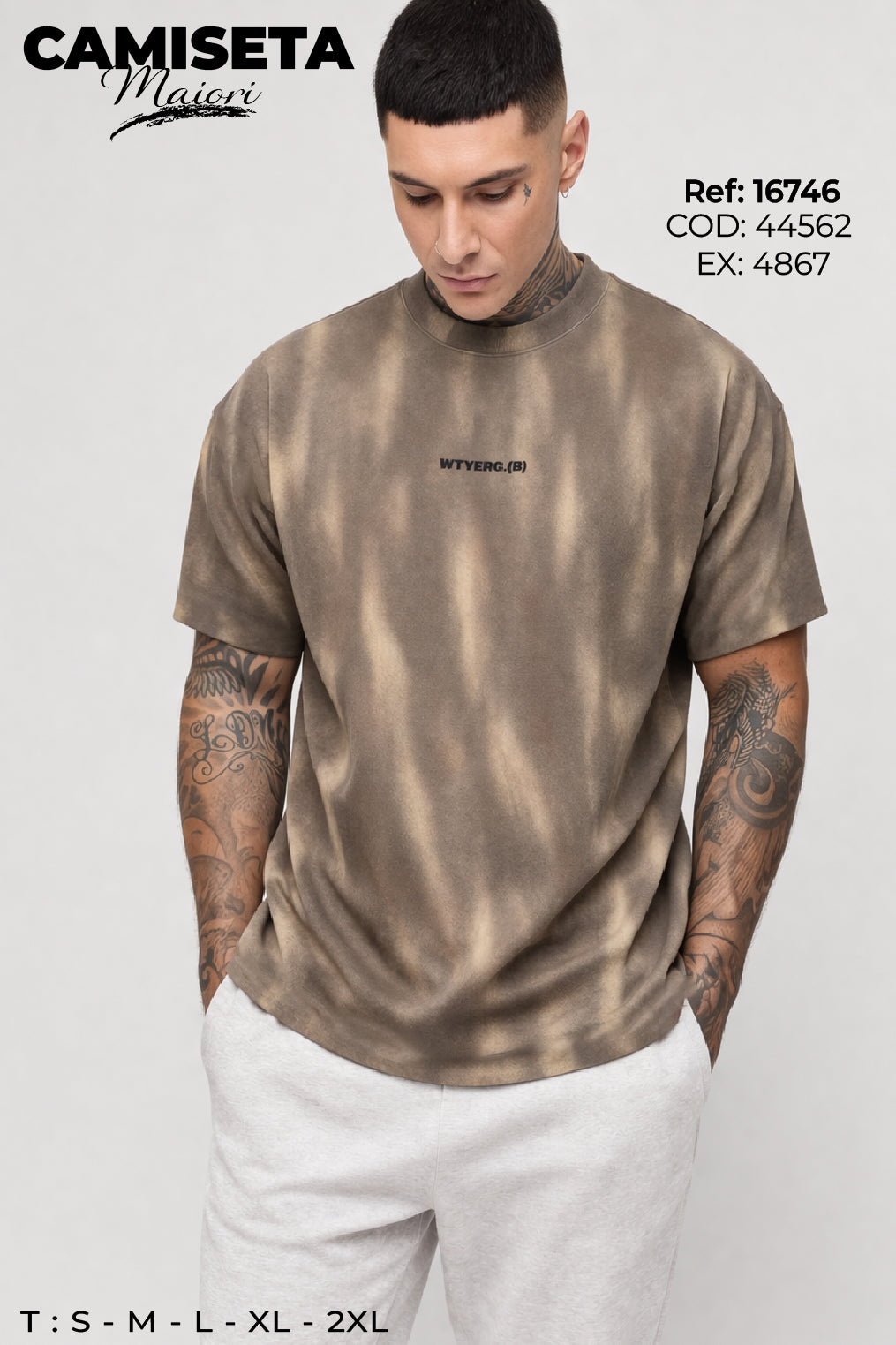camiseta maiori hombre