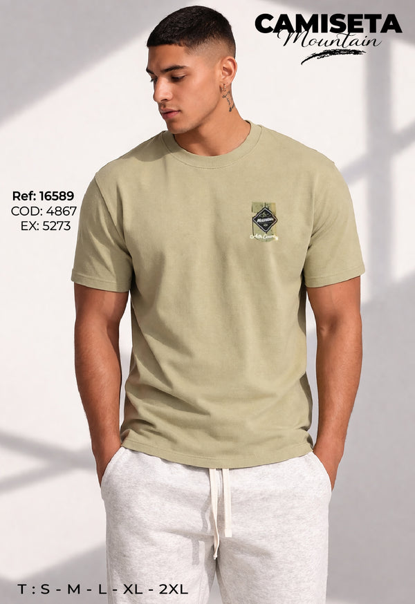 camiseta mountain hombre