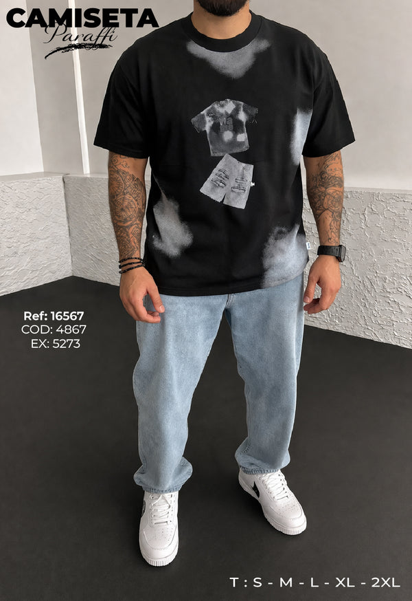 camiseta paraffi hombre