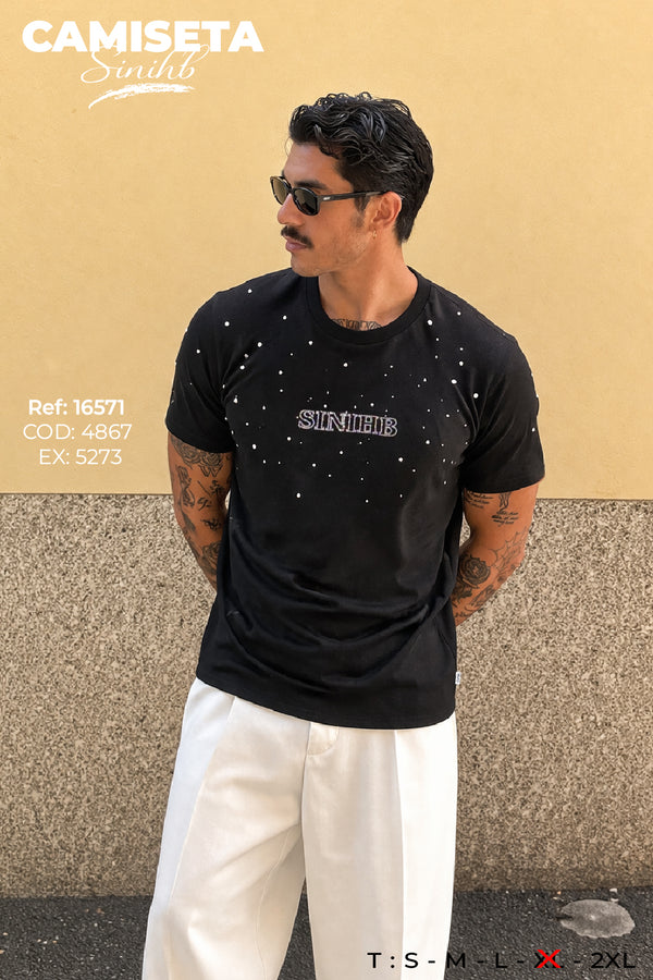 camiseta sinihb hombre
