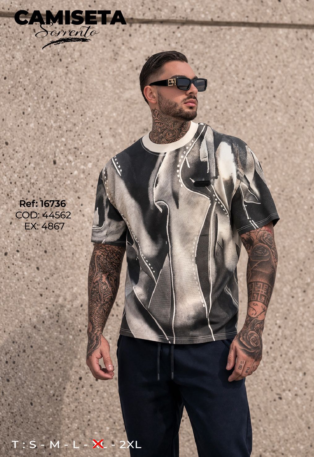 camiseta sorrento hombre