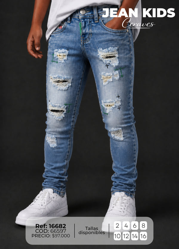 Jean regular Ceraves niño