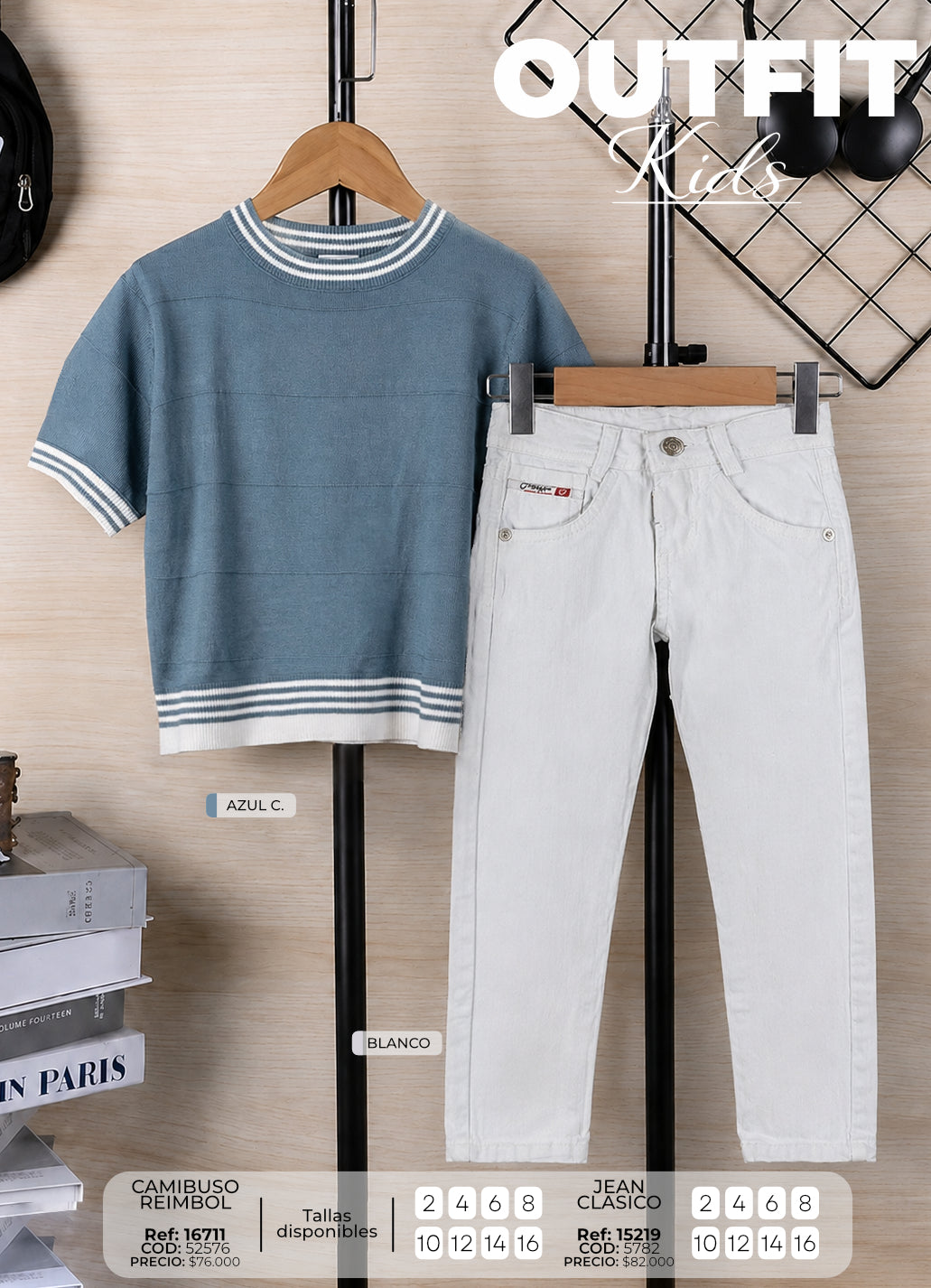 reimbol clasico Outfit Niño Album