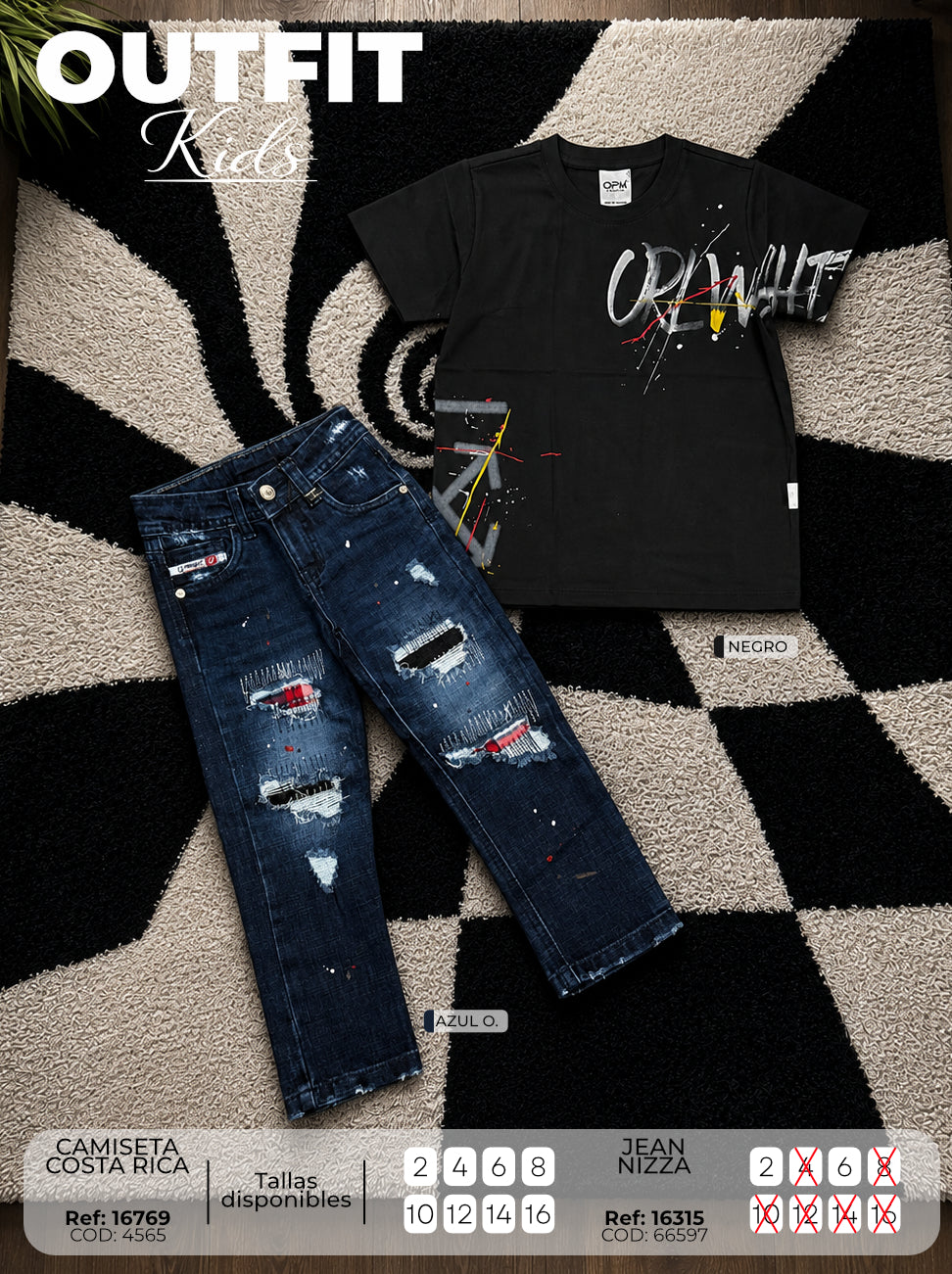 COSTA RICA Outfit Niño Album