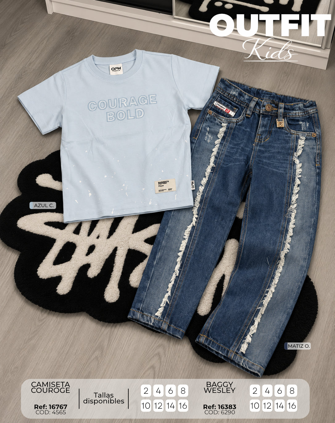 COUROGE Outfit Niño Album