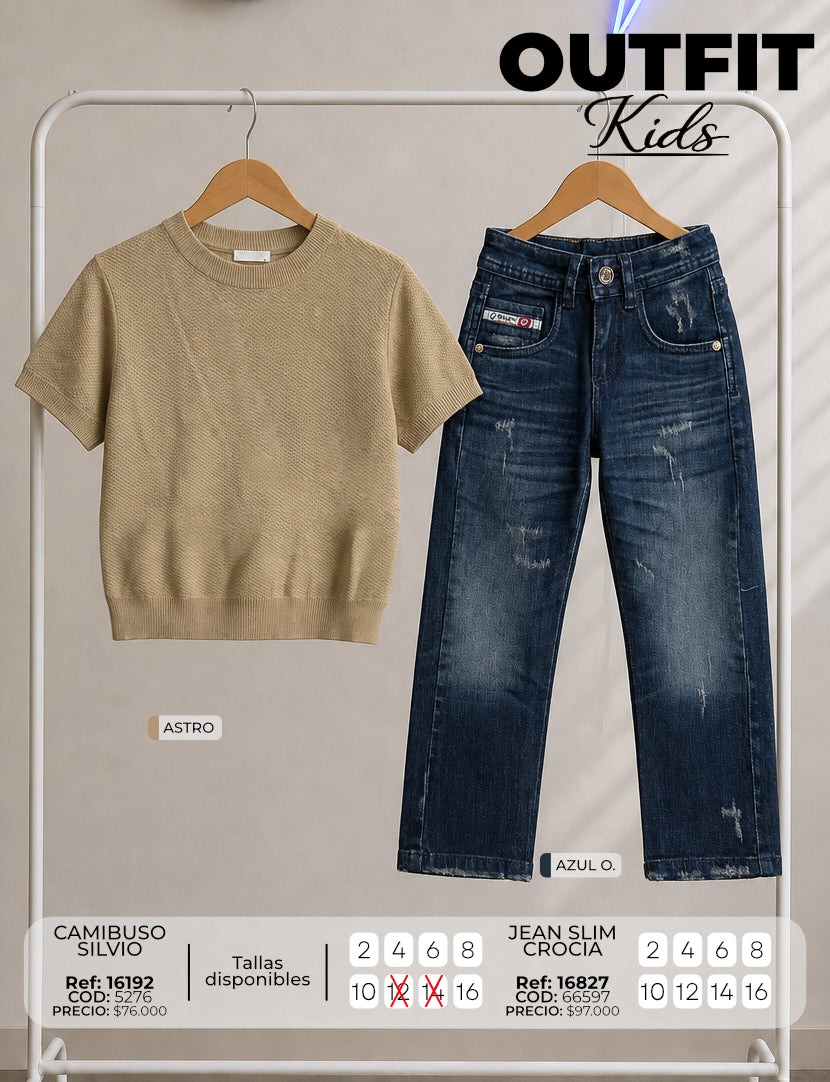silvio crocia Outfit Niño Album