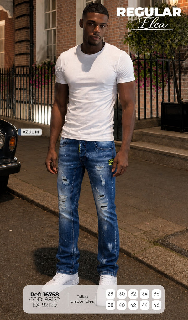 jean elea regular hombre
