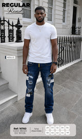 jean regula Rond hombre