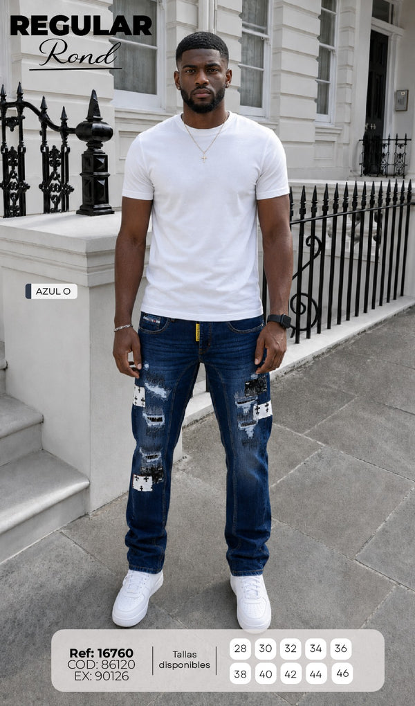 jean regula Rond hombre