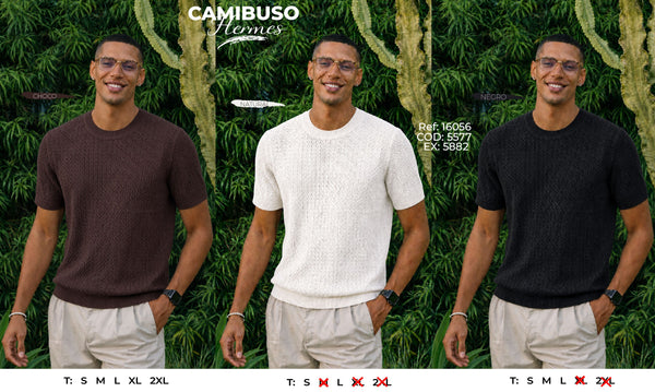 Camibuso hermes collage hombre