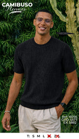 Camibuso hermes negro hombre