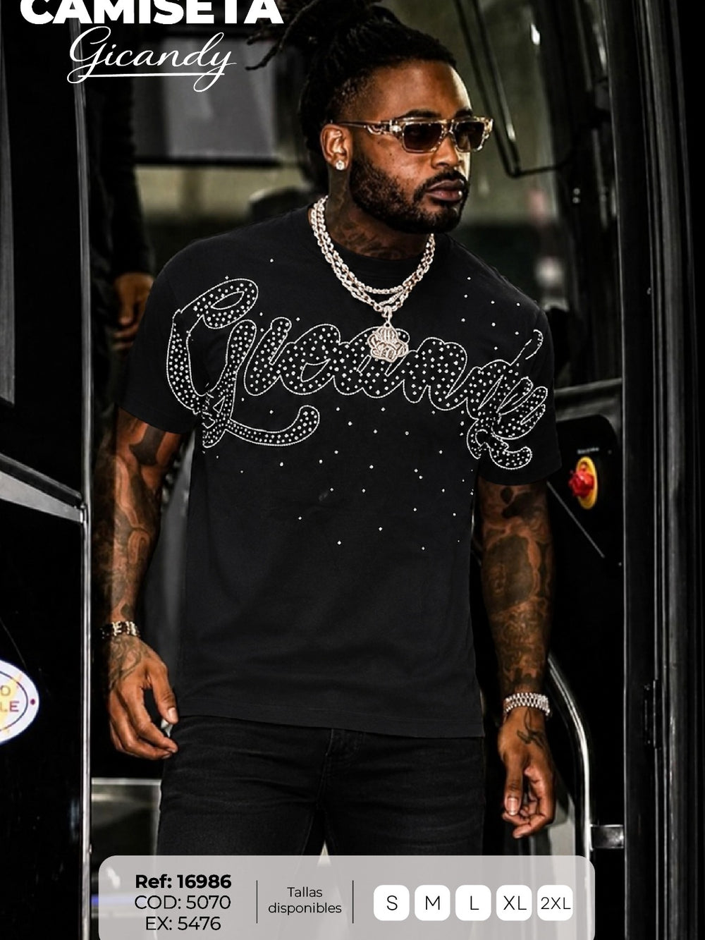Camiseta gicandy hombre