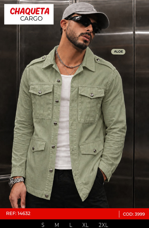Chaqueta cargo aloe hombre outlet
