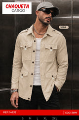 Chaqueta cargo sable hombre outlet