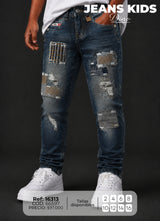 Jean regular Dino niño