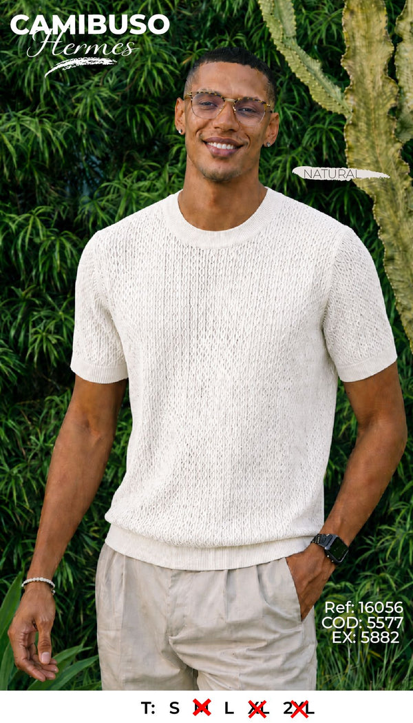 Camibuso hermes natural hombre