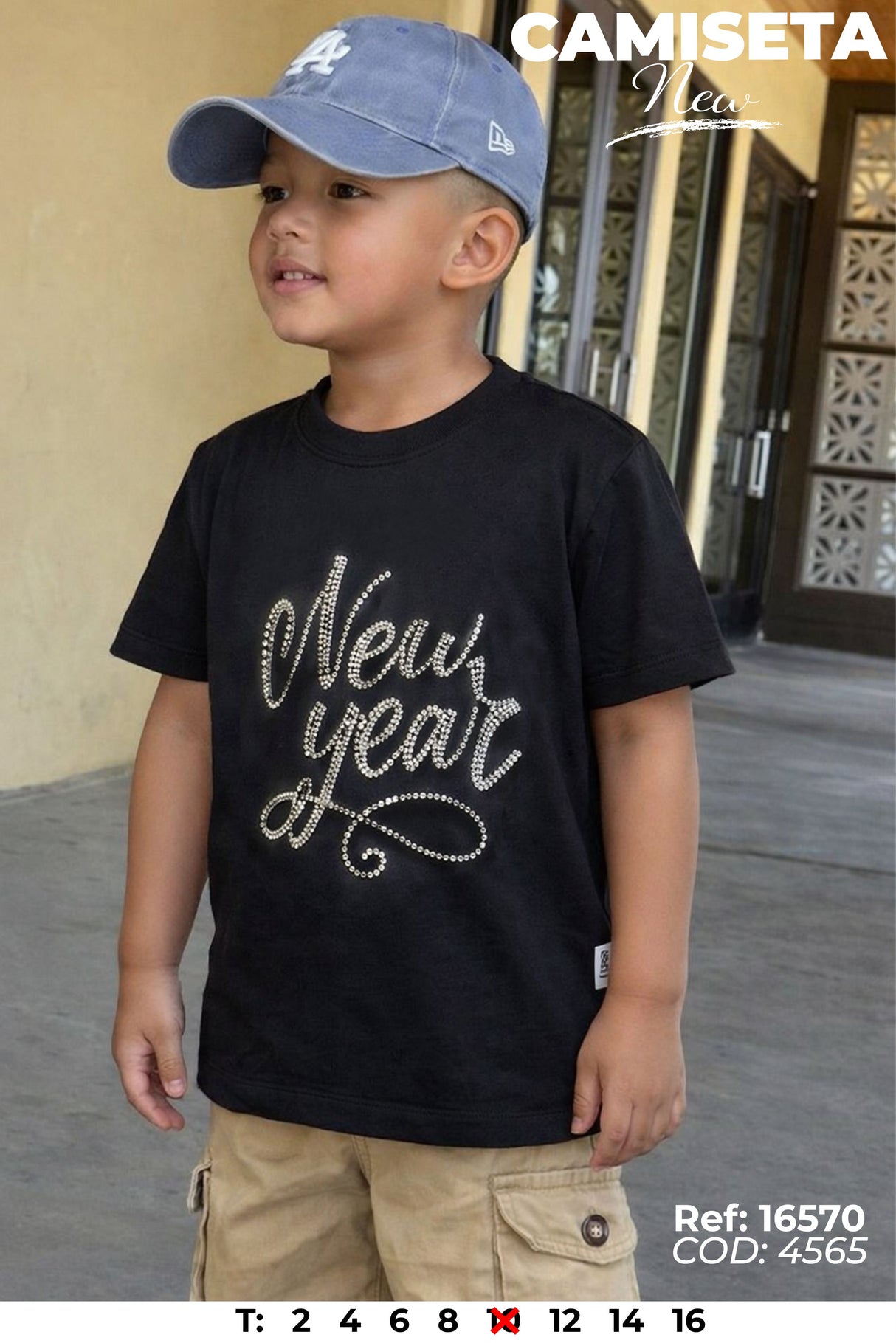 camiseta new niño