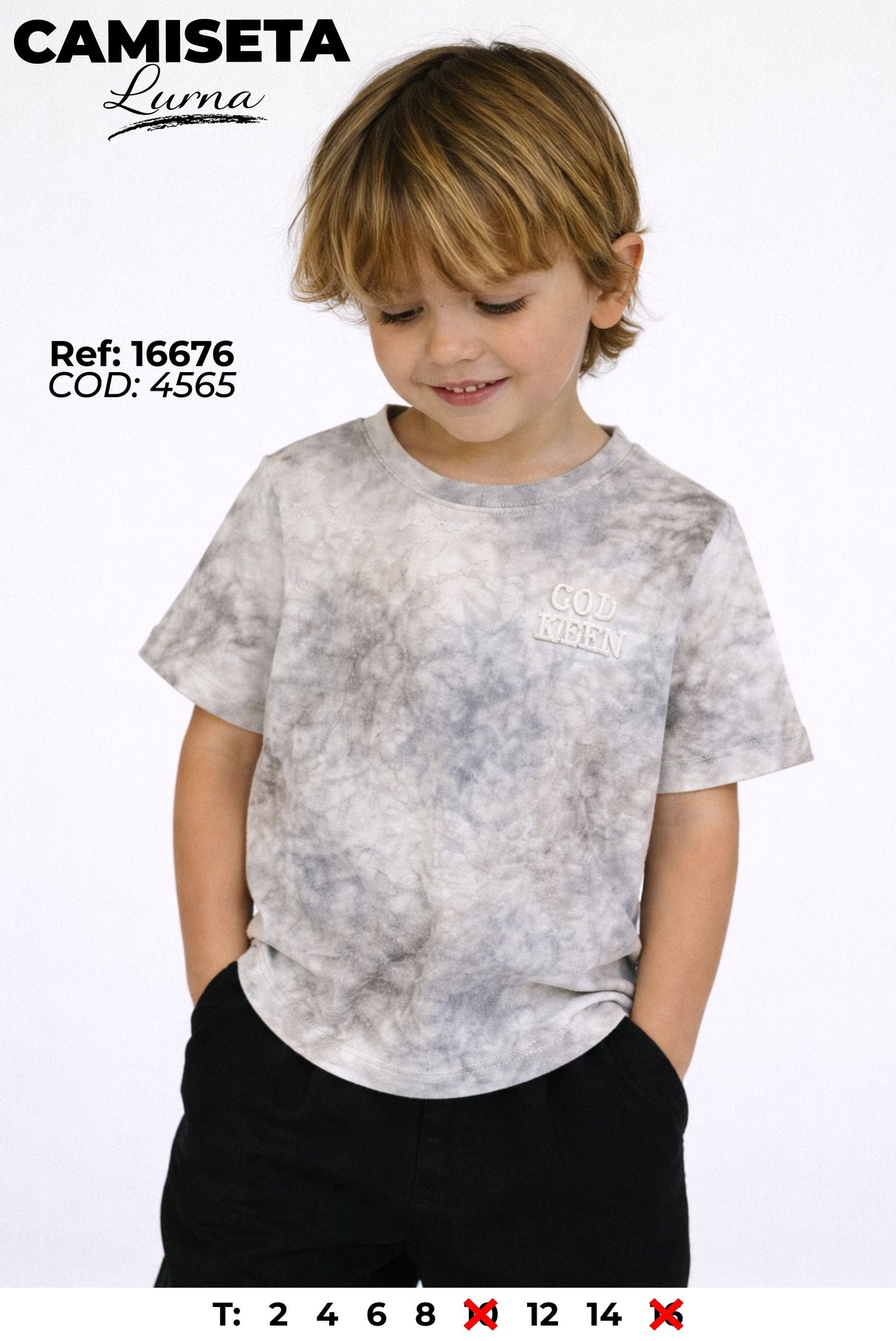 camiseta lurna niño
