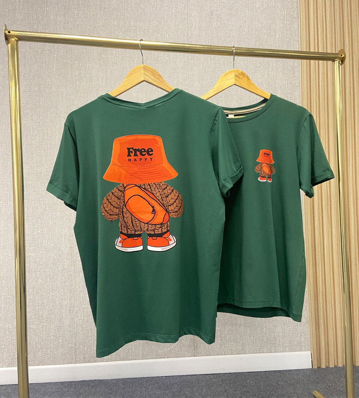 Camiseta estampada hombre