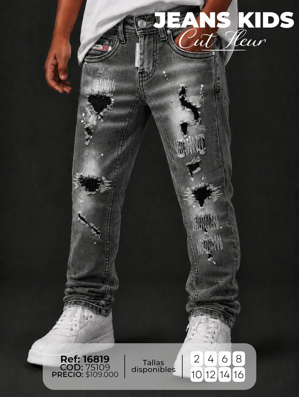 Jean CUT FLEUR niño