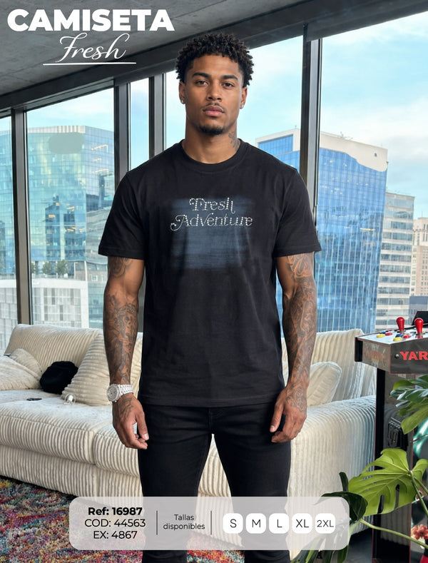 camiseta fresh hombre