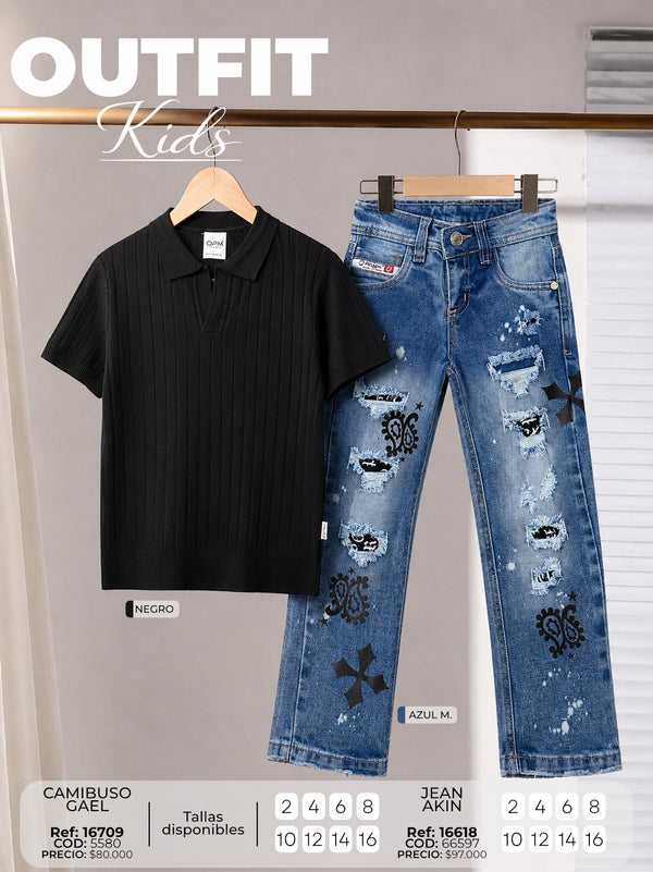 gael akin Outfit Niño Album