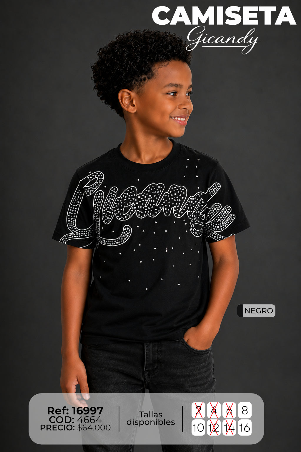 Camiseta gicandy niño