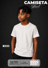 camiseta glicol blanco niño