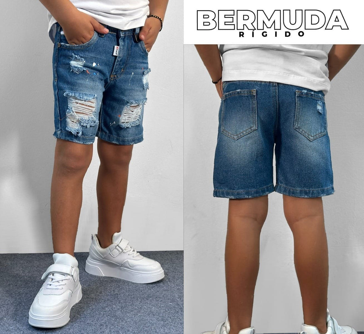 Bermuda jean niño