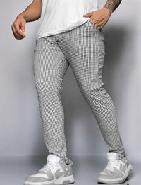 Pantalon confort a cuadros