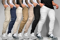 Pantalon en drill skinny