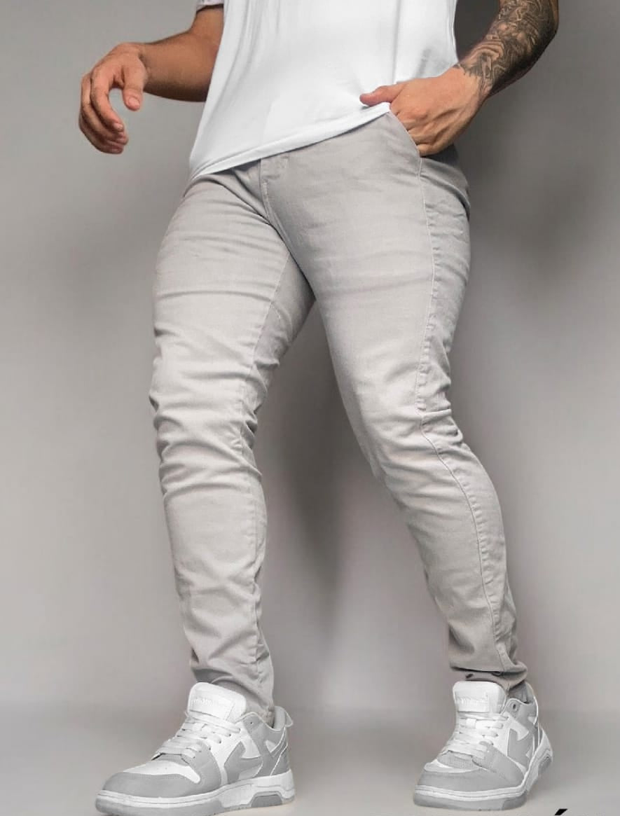 Pantalon en drill skinny