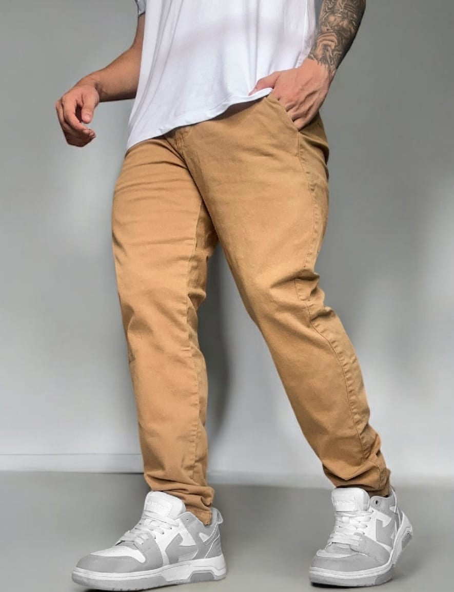 Pantalon en drill skinny