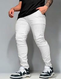 Pantalon en drill skinny