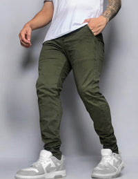 Pantalon en drill skinny