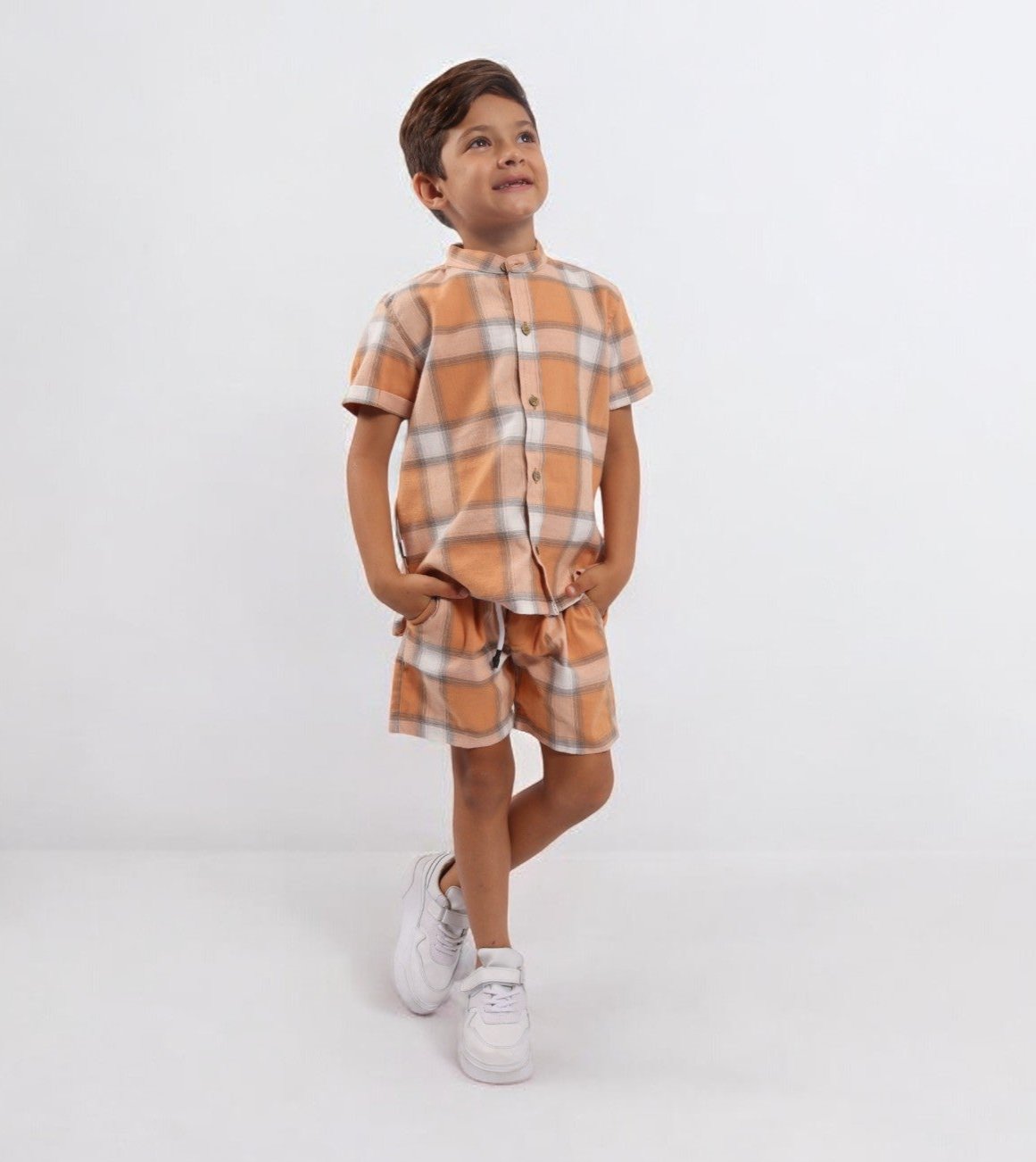 Total look a cuadros Siman para niños